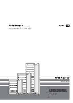 Liebherr EWTdf3553-21 Cave à vin polyvalente Owner's Manual