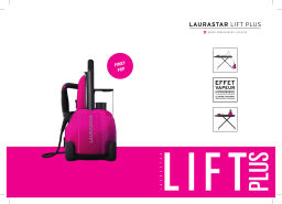 Laurastar LIFT Plus Pinky Pop Centrale vapeur Product fiche