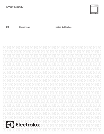 Manuel du propriétaire | Electrolux EW9H3803D Sèche linge pompe à chaleur Owner's Manual | Fixfr