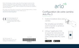 Arlo Pro 3 Black supp sans fil VMC4040B Caméra de sécurité Owner's Manual