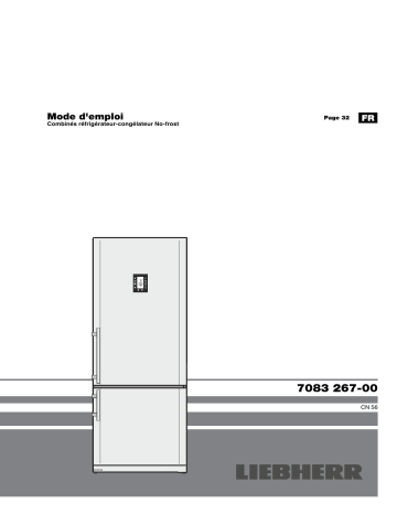 Manuel du propriétaire | Liebherr CNPesf5156-21 Réfrigérateur combiné Owner's Manual | Fixfr