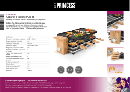 Princess Pure 8 personnes Raclette Product fiche