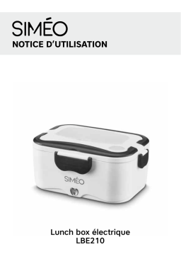 Simeo Electrique LBE210 Lunch box Owner's Manual