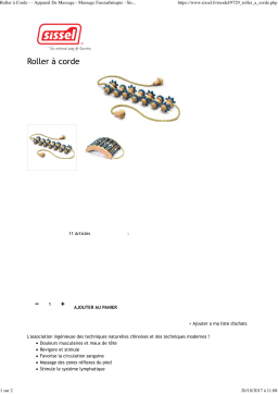Sissel Roller à corde Roller de massage Product fiche