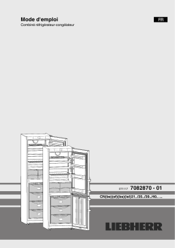 Liebherr CNef3515-21 Réfrigérateur combiné Owner's Manual