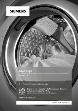 Siemens WM14UQ09FF Lave linge hublot Owner's Manual