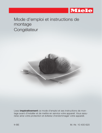 Manuel du propriétaire | Miele FN28262EDT/CS Congélateur armoire Owner's Manual | Fixfr