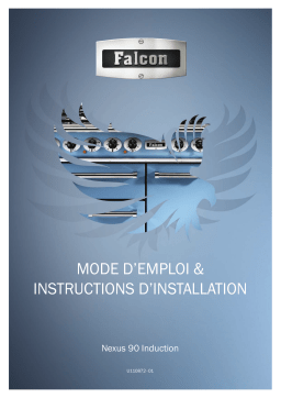 Falcon NEXUS 90 INDUCTION Gris Ardoise / CHROM Piano de cuisson induction Owner's Manual