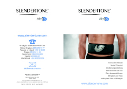 Slendertone ABS5 Ceinture abdominale et électrodes Owner's Manual