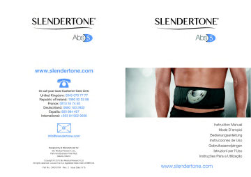 Manuel du propriétaire | Slendertone ABS5 Ceinture abdominale et électrodes Owner's Manual | Fixfr