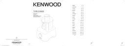 Kenwood Multipro compact FDM307SS Robot multifonction Owner's Manual