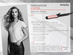 Babyliss C453E ROSE QUARTZ 38MM TONG Fer à boucler Product fiche