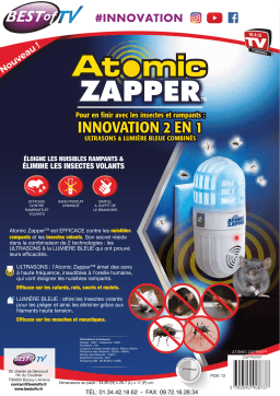 Best Of Tv Atomic Zapper 2 en 1 Anti insectes Product fiche