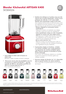 Kitchenaid K400 Bleu Encre Blender Product fiche