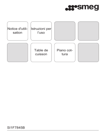 Manuel du propriétaire | Smeg SI1F7845B Table induction Owner's Manual | Fixfr