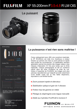 Fujifilm XF 55-200mm f/3.5-4.8 R LM OIS Objectif pour Hybride Product fiche