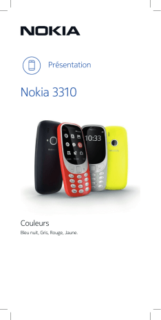 Product information | Nokia 3310 Rouge DS Téléphone portable Product fiche | Fixfr