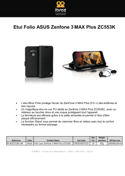 Ibroz Zenfone 3 Max Plus ZC553KL Etui Product fiche