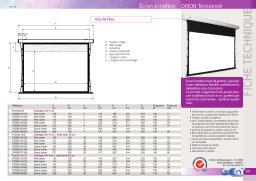 ORAY Orion moteur tensionne 180x320 Ecran de projection Manuel utilisateur