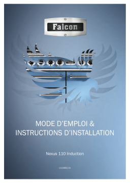 Falcon NEXUS 110 INDUCTION Noir / CHROME Piano de cuisson induction Owner's Manual