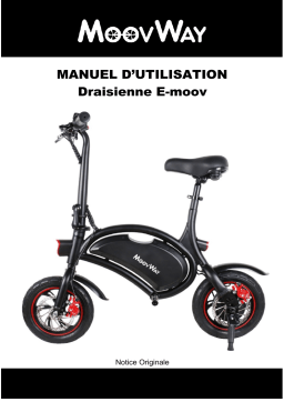 Moovway E-Moov - B3 Noir Draisienne électrique Owner's Manual