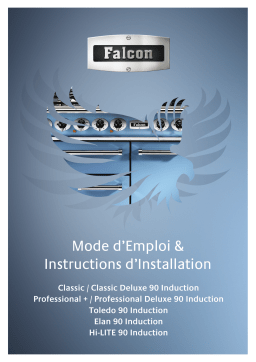 Falcon CLASSIC90 INDUCTION NOIR CHRM Piano de cuisson induction Owner's Manual