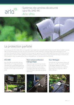 Arlo Ultra VMS5140, VMS5240 : Chat IA & PDF