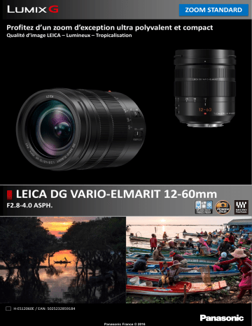 Product information | Panasonic DC-GH5 noir + 12-60mm Appareil photo Hybride Product fiche | Fixfr