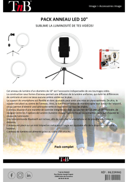 TNB 10" pour Smartphone / Vlog Ring light Product fiche