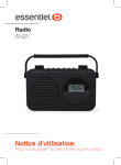 Essentielb Andy Radio num&eacute;rique Owner's Manual