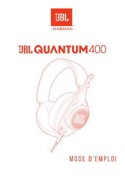 JBL Quantum 400 Noir Casque gamer Owner's Manual