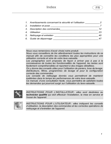 Manuel du propriétaire | Smeg STL62324LFR1 Lave vaisselle tout intégrable Owner's Manual | Fixfr