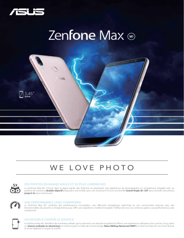 Product information | Asus Zenfone Max M1 32Go Deepsea Black Smartphone Product fiche | Fixfr