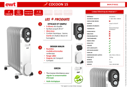 EWT COCOON15 Chauffage Bain d'huile Product fiche