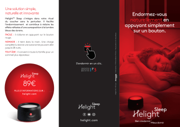 Product information | Helight SLEEP Aide au sommeil Product fiche | Fixfr