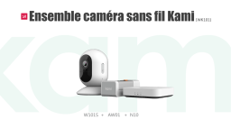 Kami Kit WK101 Blanc Caméra de sécurité Product fiche