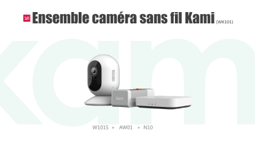 Product information | Kami Kit WK101 Blanc Caméra de sécurité Product fiche | Fixfr