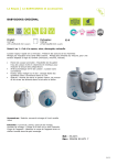 Beaba 912471 Babycook Original Grey Blue Mixeur Cuiseur B&eacute;b&eacute; Product fiche