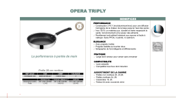 Lagostina Opéra Triply 28cm revêtue Poêle Product fiche