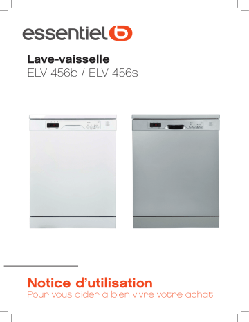 Manuel du propriétaire | Essentielb ELV-456b Lave vaisselle 60 cm Owner's Manual | Fixfr