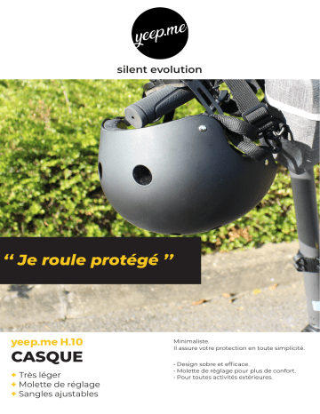 H10 Taille M 54-58cm Noir | Product information | Scooty H10 Taille L 58-60cm Noir Casque Product fiche | Fixfr