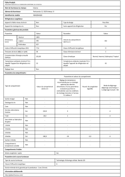 Hisense RB438N4GB3 Réfrigérateur combiné Product fiche