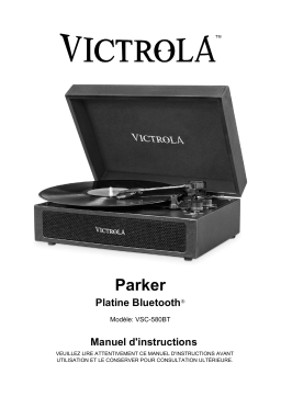 Victrola VSC-580BT Platine vinyle Owner's Manual