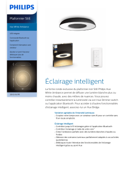 Philips Hue Still plafonnier Black Plafonnier Product fiche