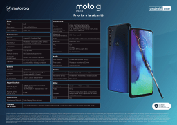 Motorola G Pro Bleu Smartphone Product fiche