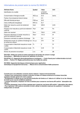 Electrolux LFV616Y Breeze H2H Hotte décorative murale Product fiche