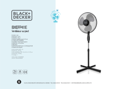 Black Et Decker BXEFP41E Ventilateur Product fiche