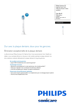 Philips Sonicare - HX9034/10 Brossette dentaire Product fiche