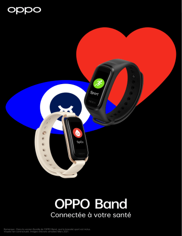 Product information | Oppo Band Vanille Montre connectée Product fiche | Fixfr