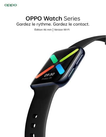 Product information | Oppo Watch Noir 46mm Montre connectée Product fiche | Fixfr